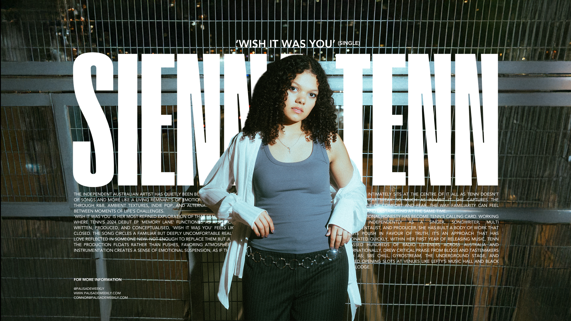 Sienna Tenn Is Sitting With The Past on 'Wish It Was You'